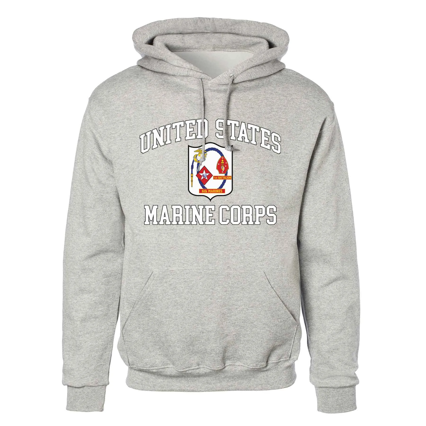 1st Battalion 6th Marines USMC Hoodie