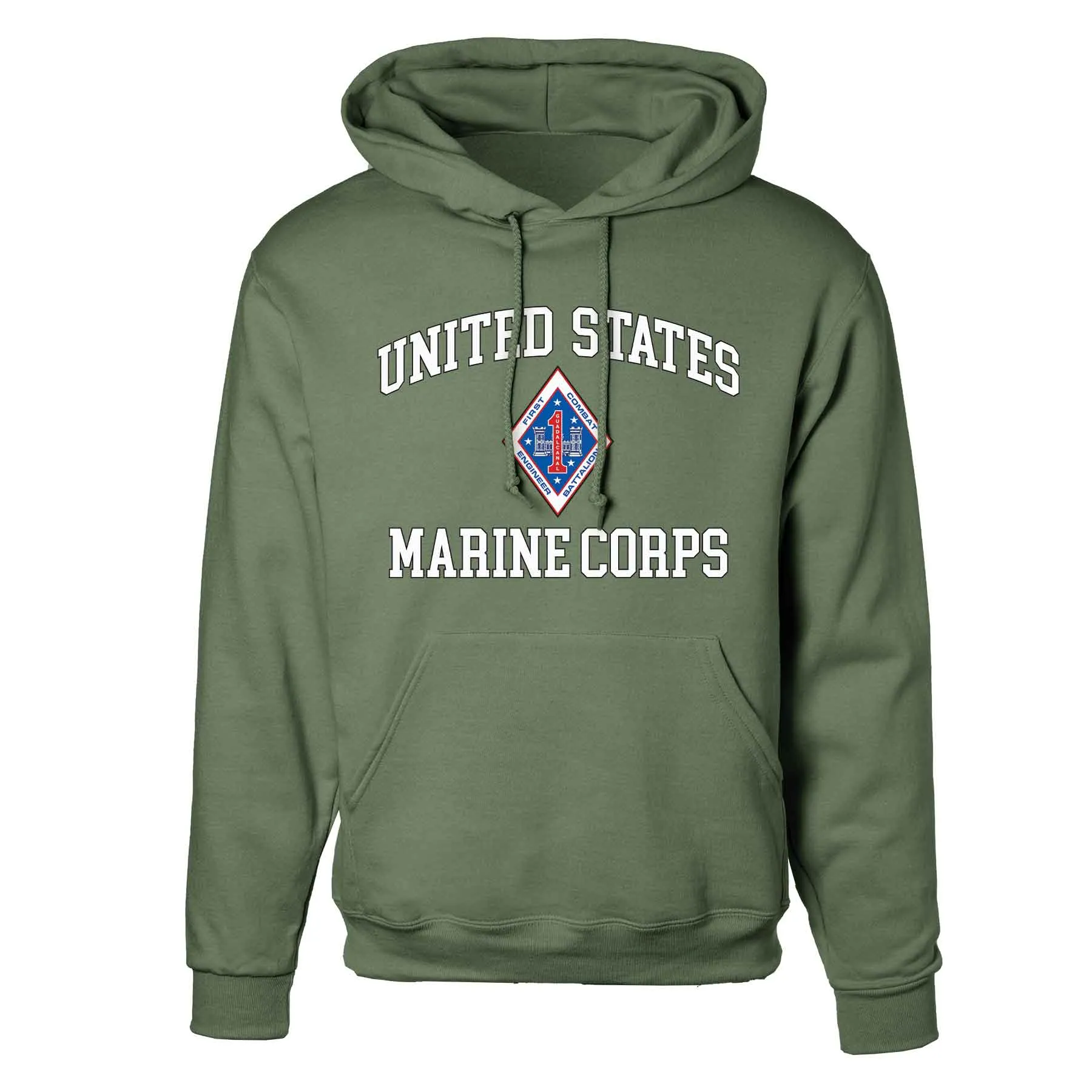 1st Combat Engineer Battalion USMC Hoodie