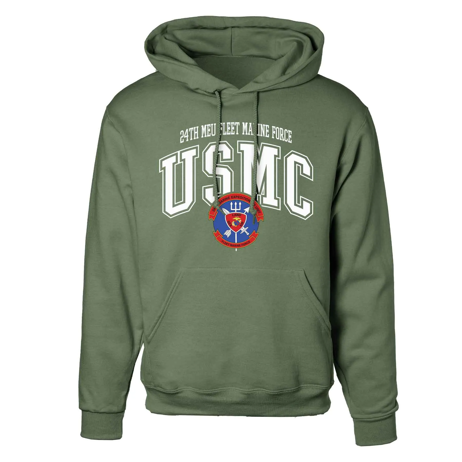 24th MEU Fleet Marine Force Arched Hoodie