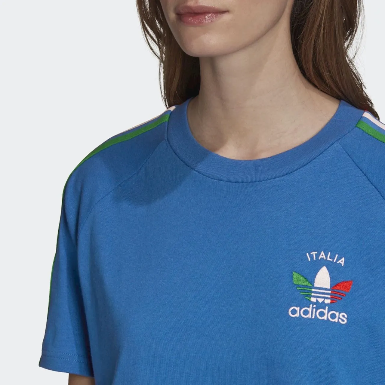 Adidas Originals Womens Italy Graphic Tee Dress - Stylish Casual Wear | GP1910