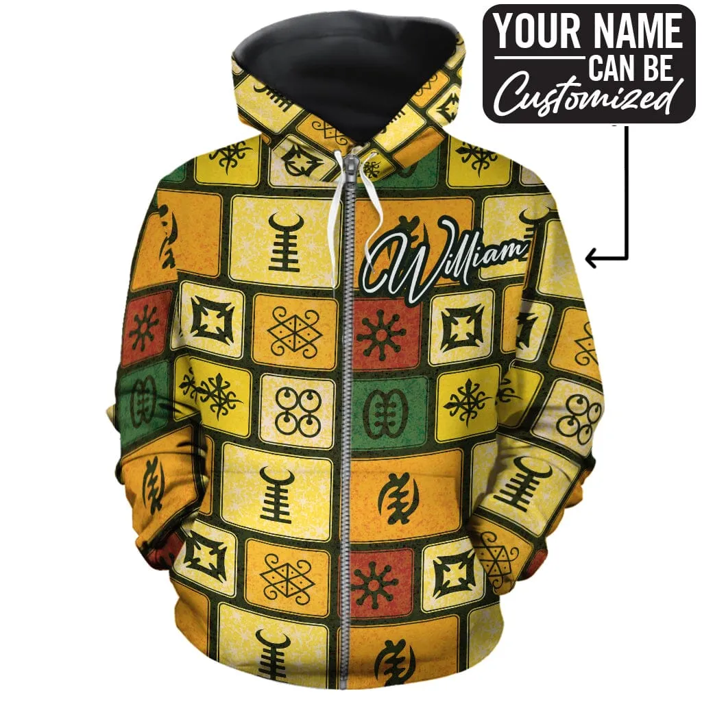 Adinkra Symbols All-over Hoodie