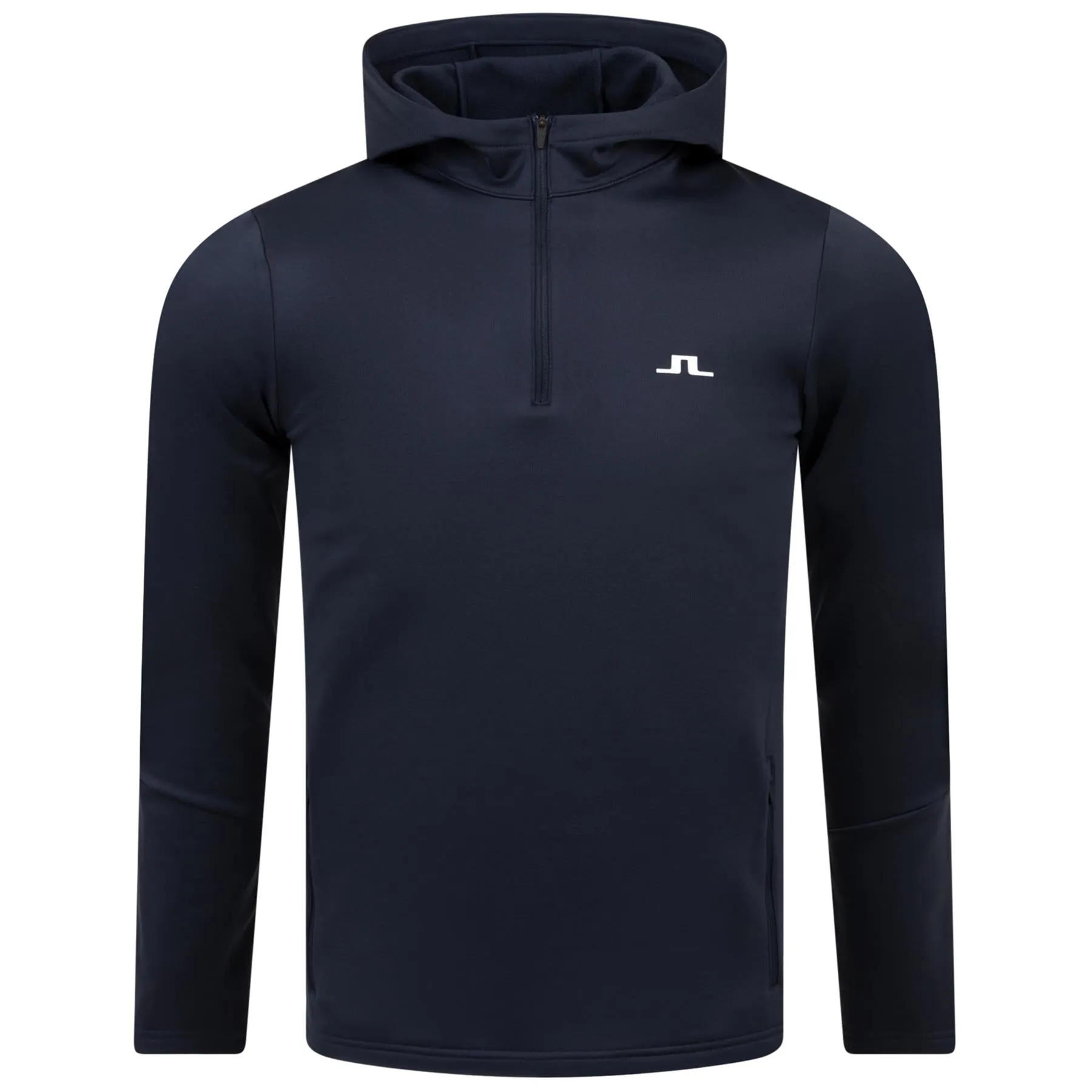 Aerial Regular Fit Quarter Zip Stretch Fleece Hoodie JL Navy - SS24