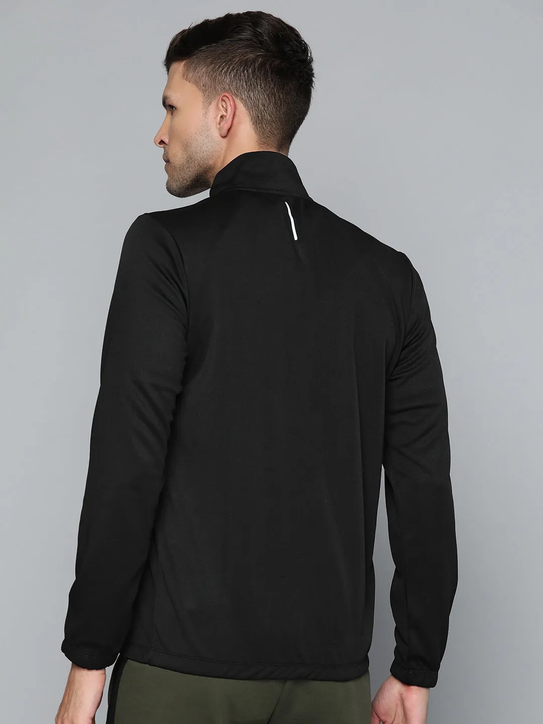 Alcis Men Black Solid Sweatshirt