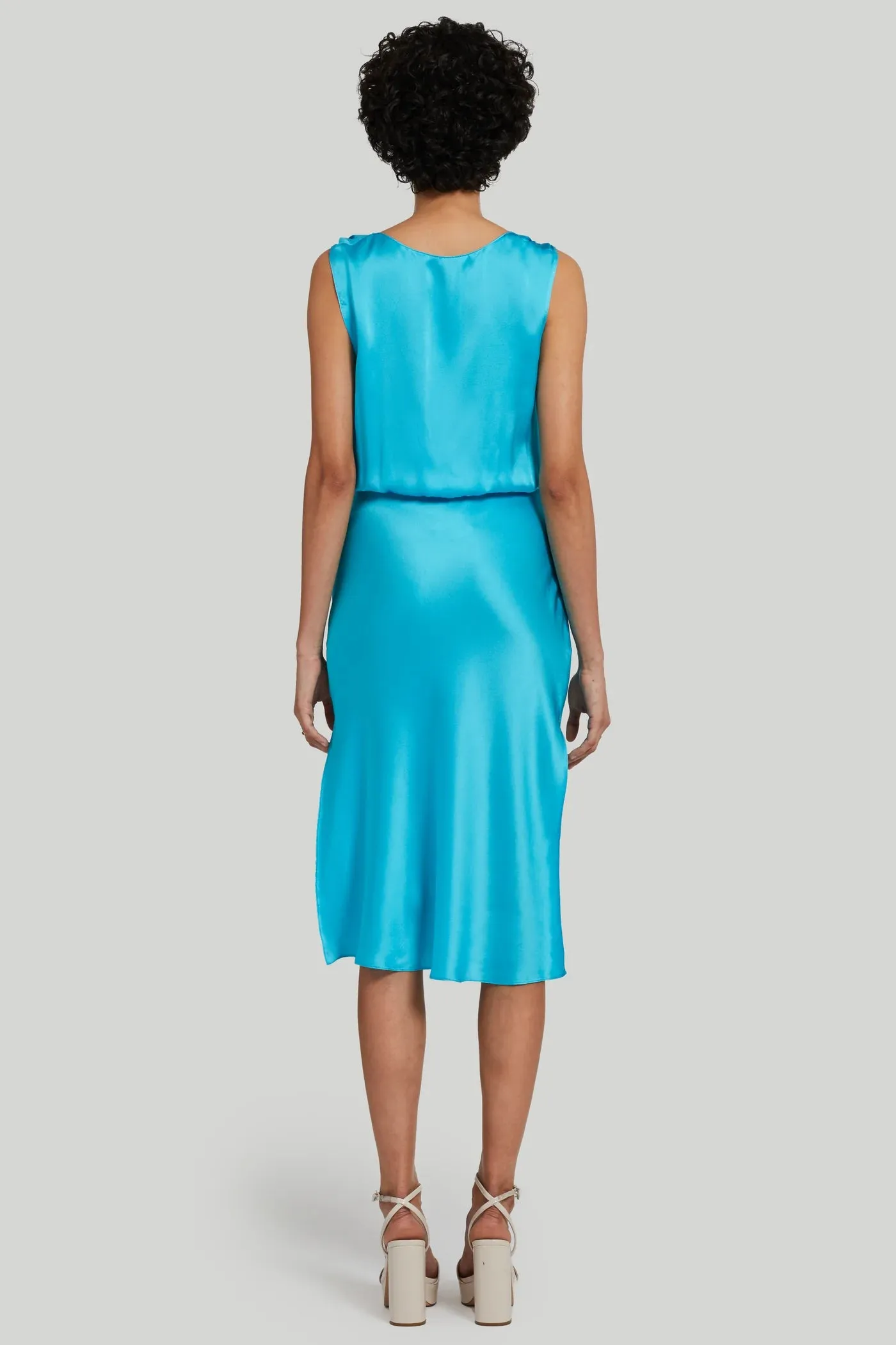 Amanda Uprichard ELLISON SILK DRESS - Marina