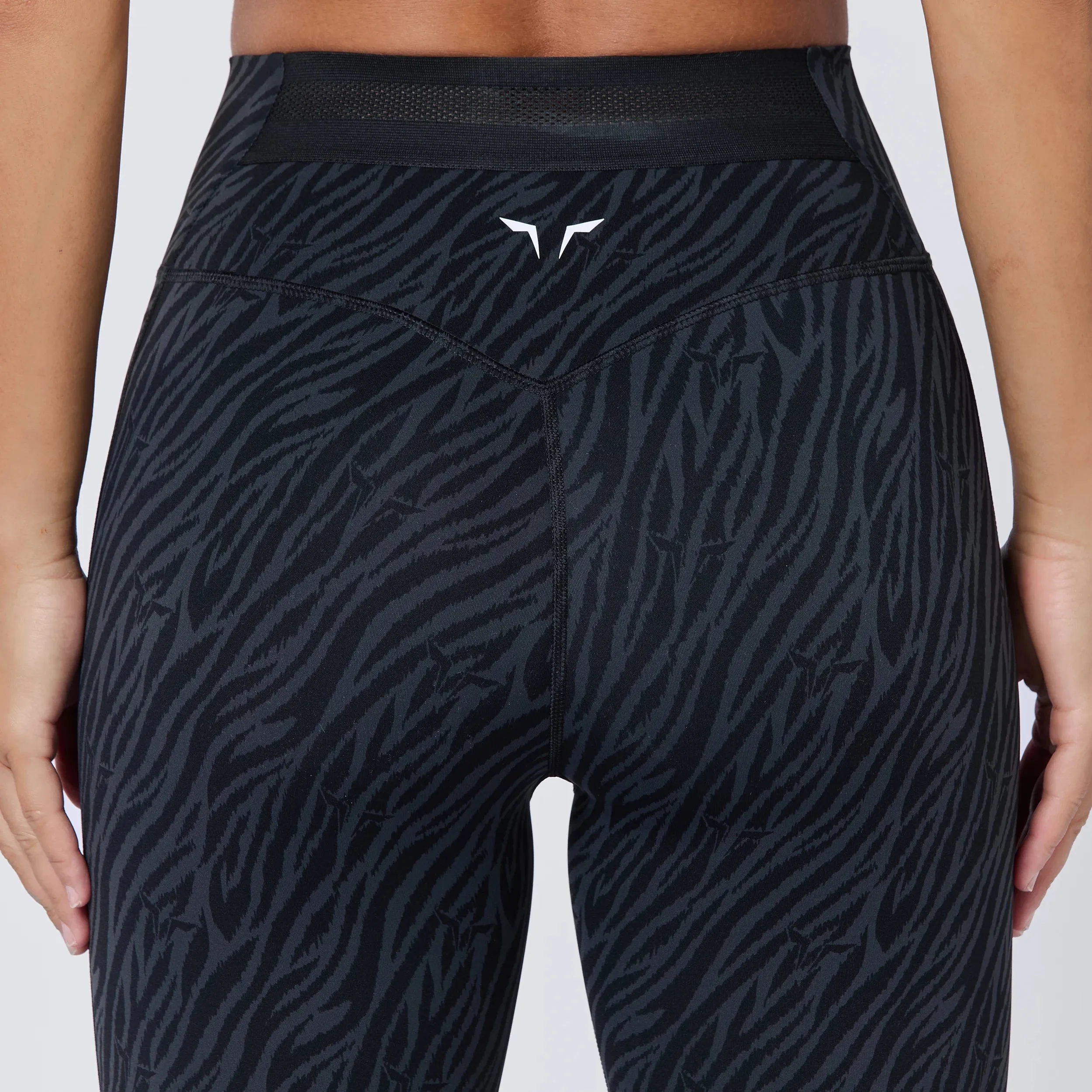 Anti-Slip Leggings 27" - Black Print