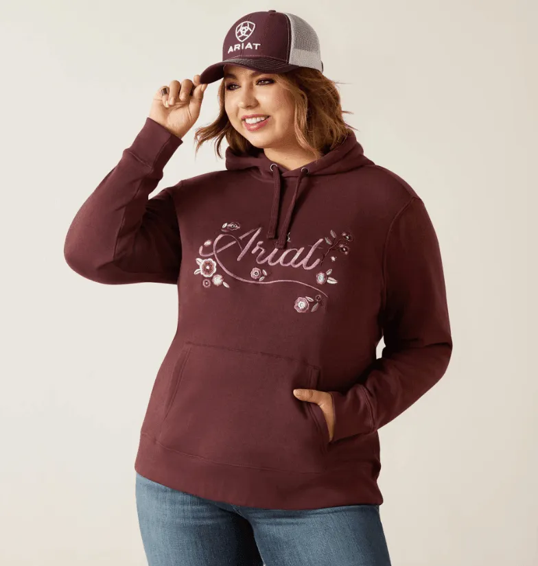 Ariat Women's Clove Brown Stories Hoodie 10047184