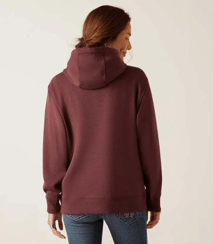 Ariat Women's Clove Brown Stories Hoodie 10047184