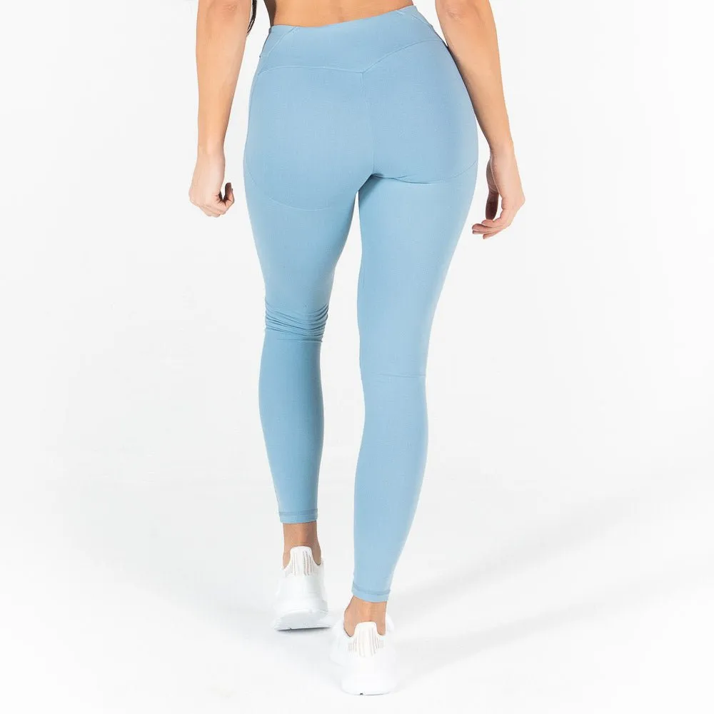 Athena Leggings - Pastel Blue