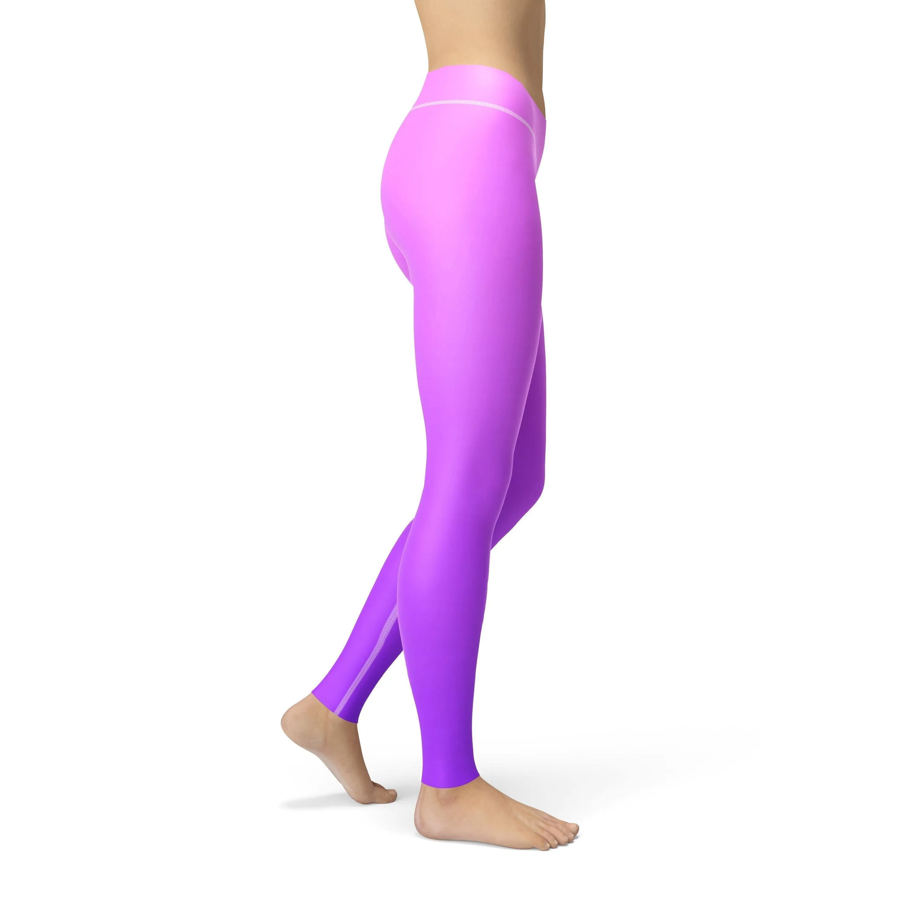 Avery Pink Purple Ombre Leggings