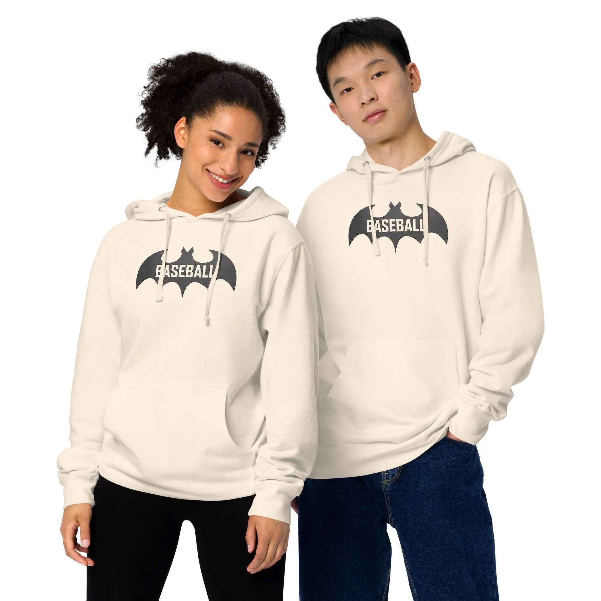 Baseball Bat Unisex midweight hoodie