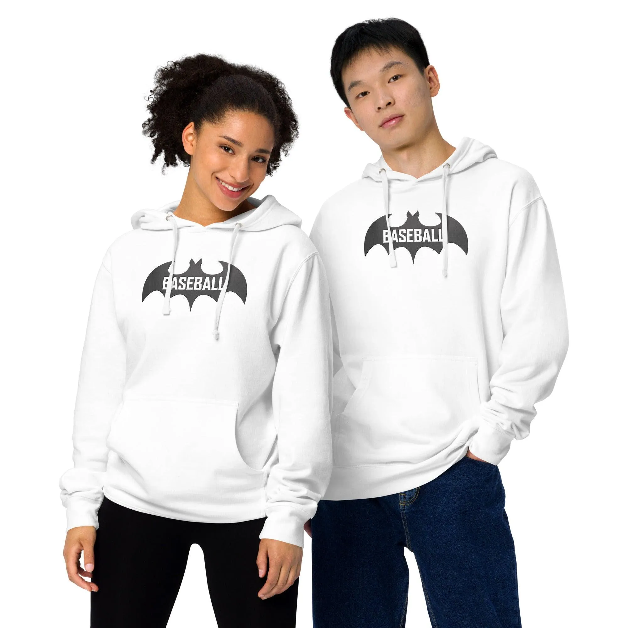 Baseball Bat Unisex midweight hoodie