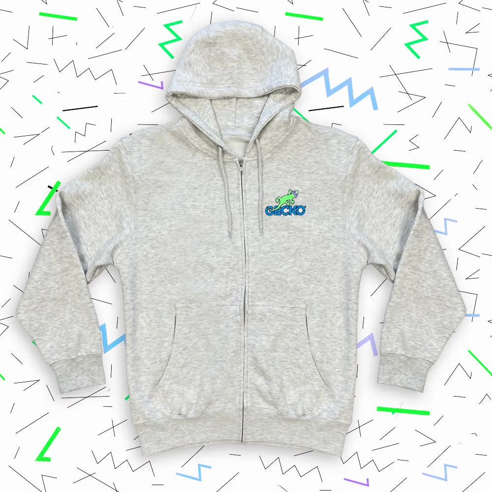 Beach Patrol - Full Zip Hoodie Heather Oatmeal