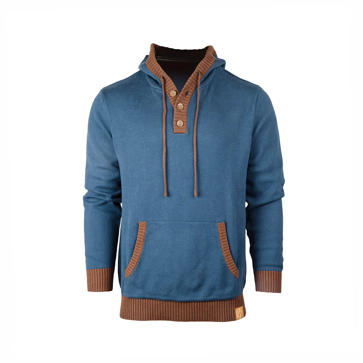 Stylish Chetney Pock OPea Pullover Knit Hoodie from the Bells Hells Collection