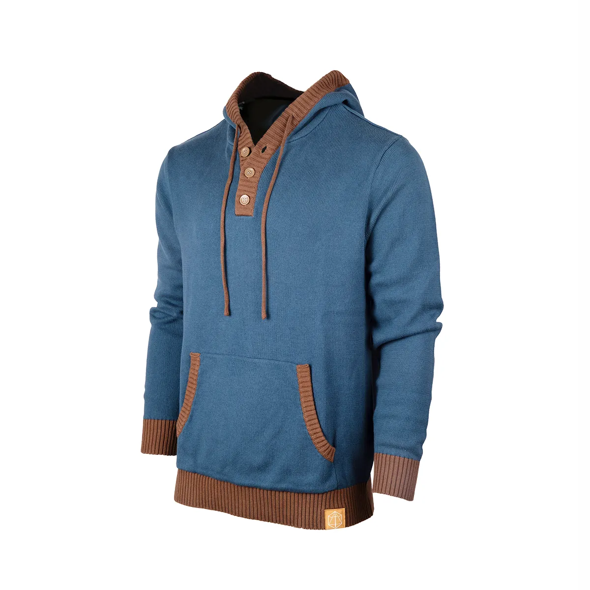 Stylish Chetney Pock OPea Pullover Knit Hoodie from the Bells Hells Collection