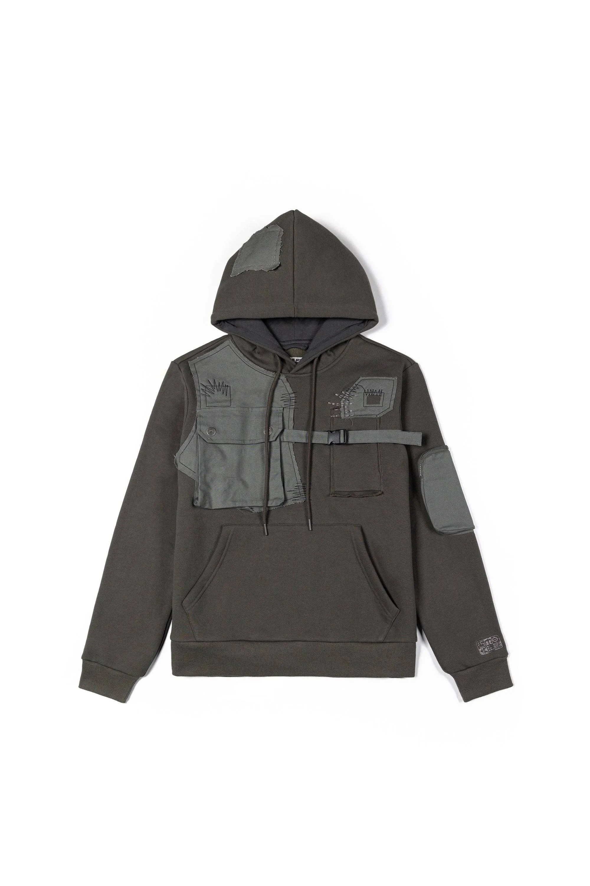 Big and Tall Utility Fashion Fleece Hoodie - Dark Olive