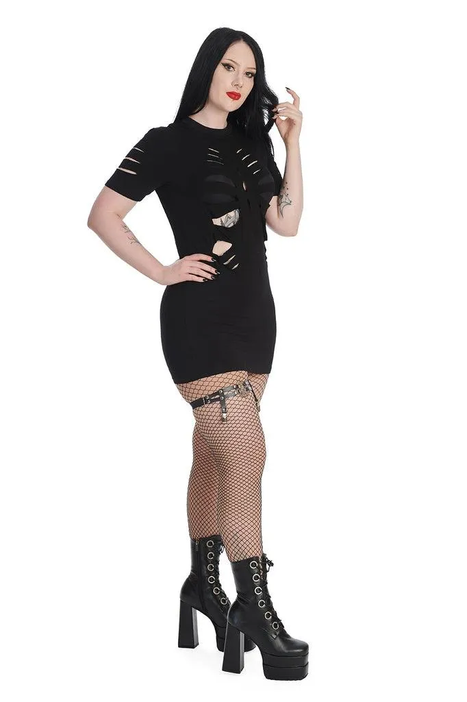 Black Toxic Tears Dress