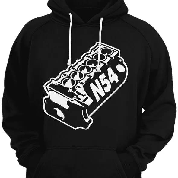 BMW N54 Engine Block Hoodie