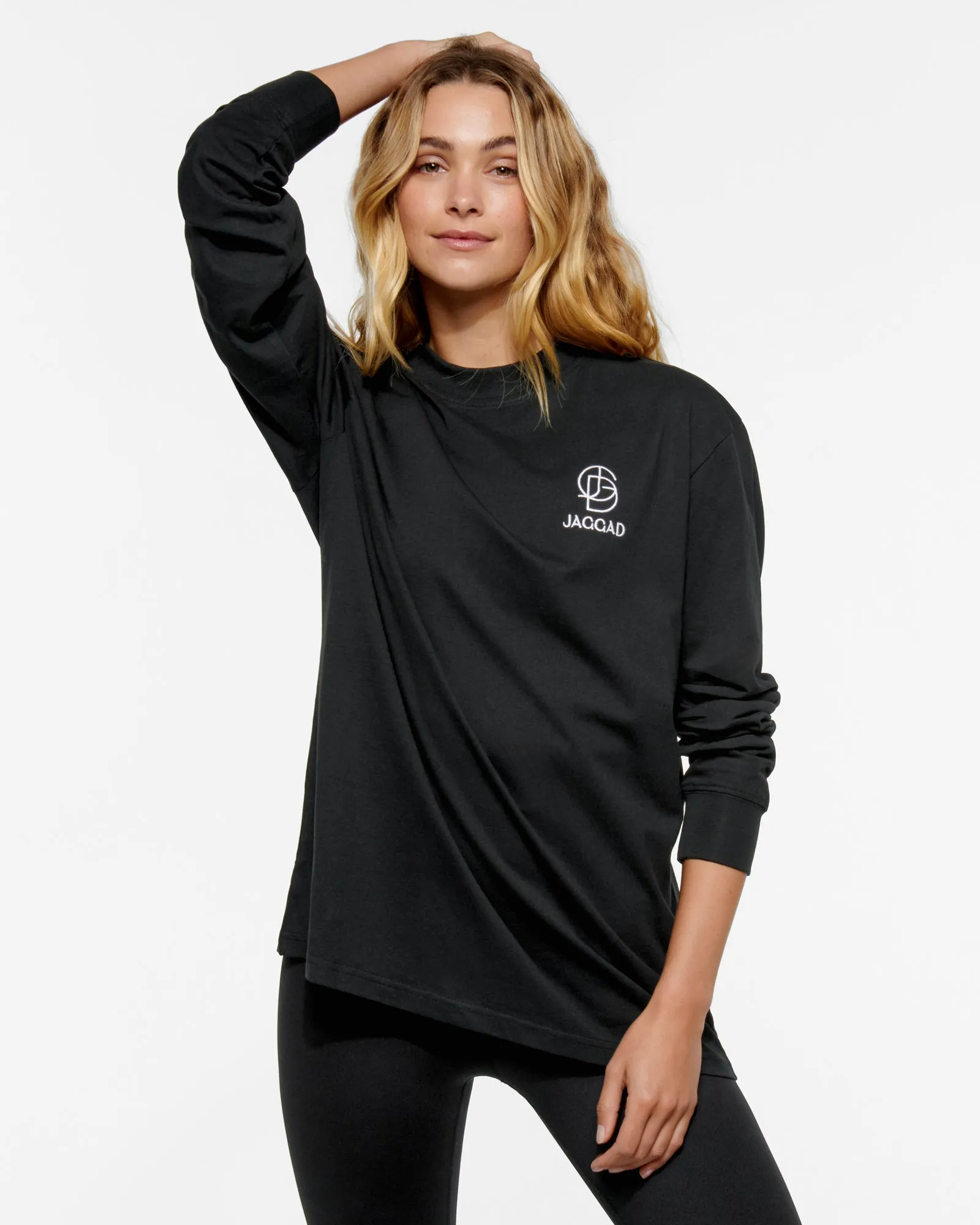 CHAMONIX OVERSIZED LONG SLEEVE TEE BLACK