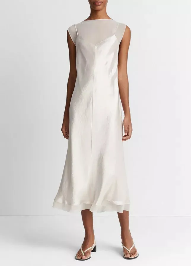 Chiffon Layered Slip Dress