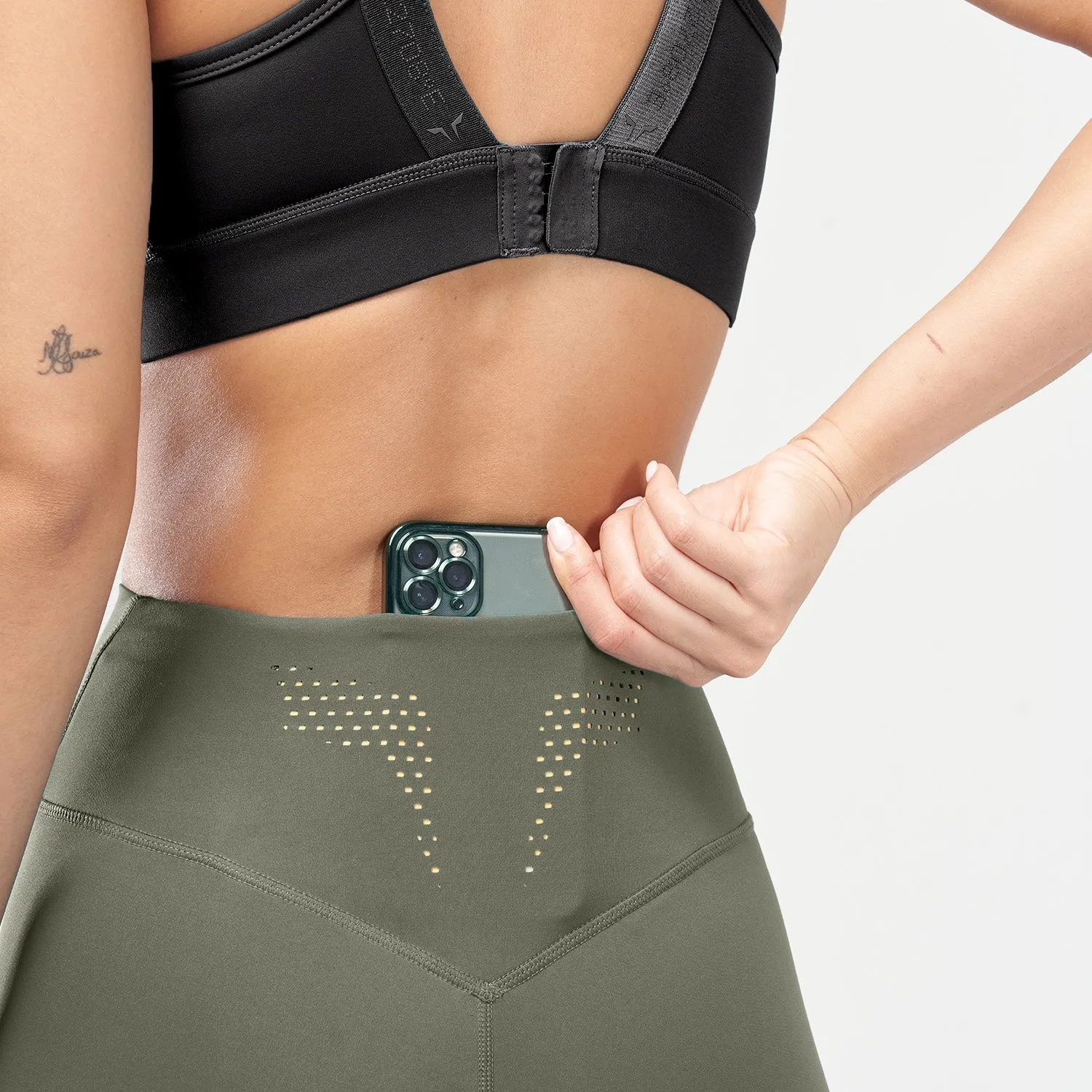 Code Run The City Leggings - Khaki