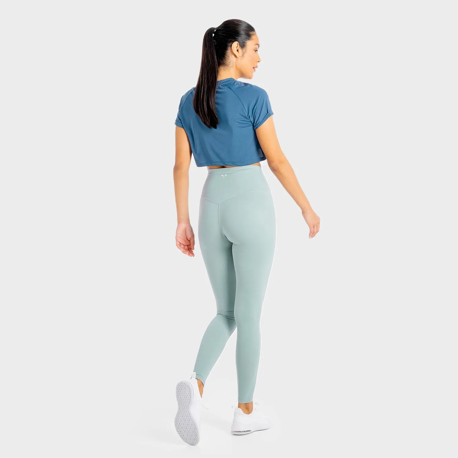 Core Agile Leggings - Dusty Blue