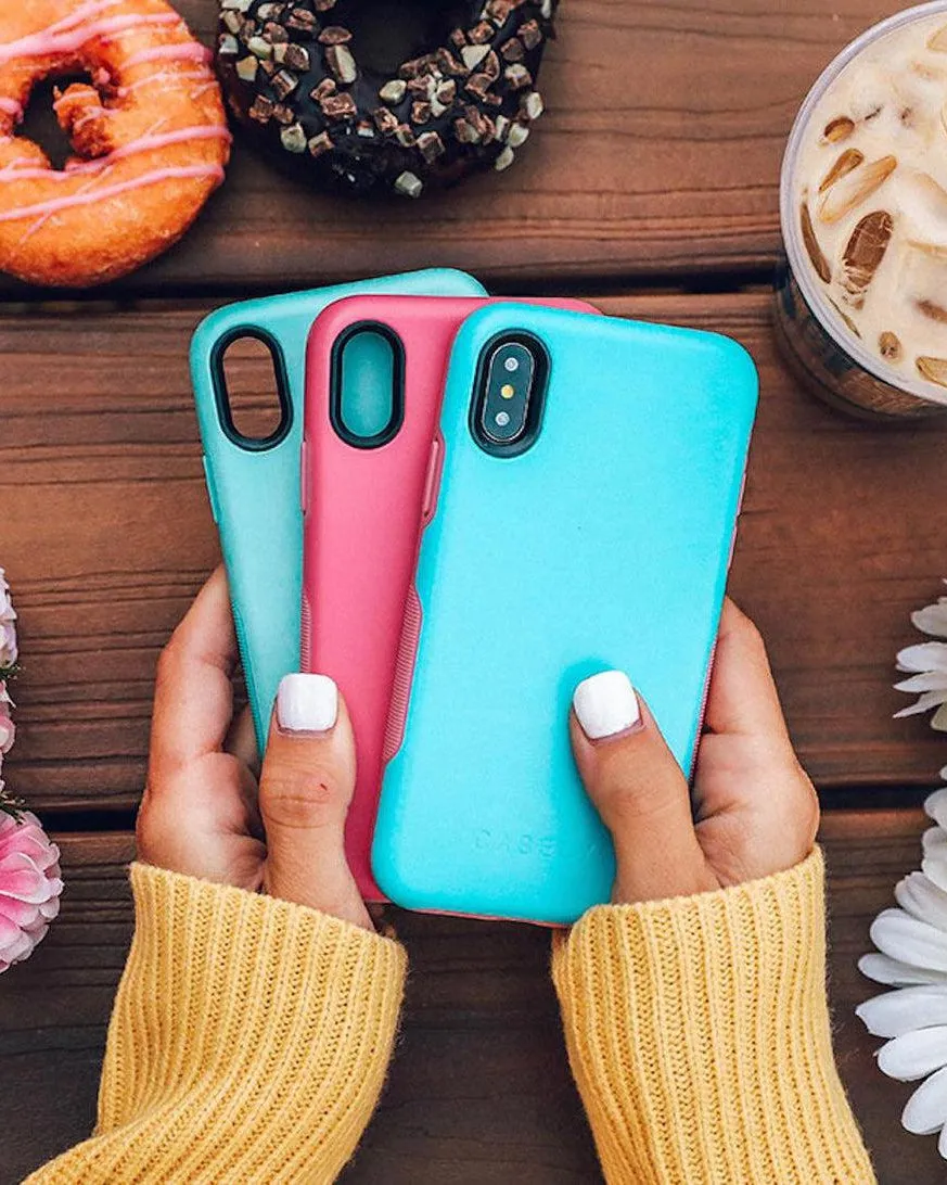 Cotton Candy Electric Blue on Pink | Ultra-Protective Bold Case