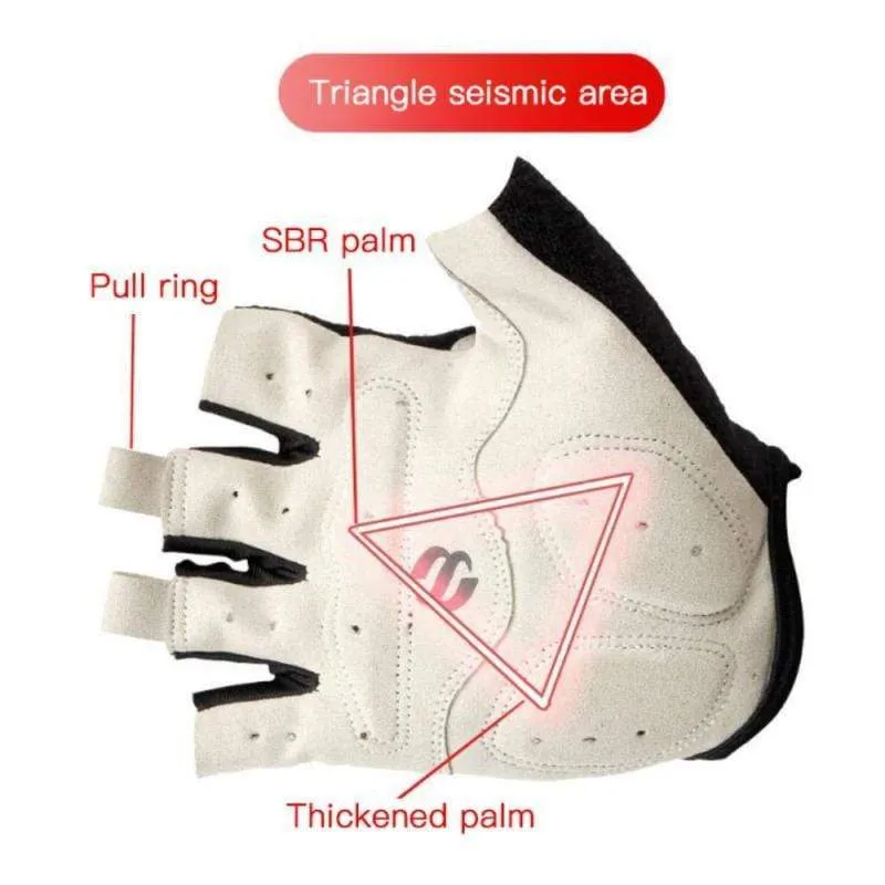 Cycling Bicycle Gloves Half Finger Outdoor Sports Gloves For Men Women Gel Pad Breathable MTB Road Racing Riding Cycling Gloves