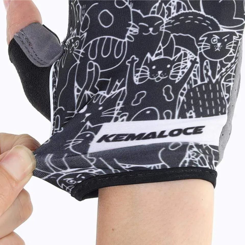 Cycling Gloves Men Women Road Racing Half Finger Summer Mittens Non-Slip Reflective Outdoor Sport Adult MTB Bike Glove