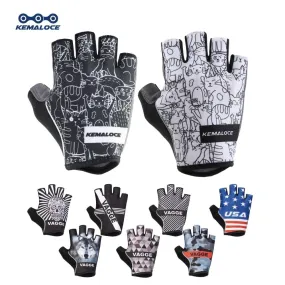 Cycling Gloves Men Women Road Racing Half Finger Summer Mittens Non-Slip Reflective Outdoor Sport Adult MTB Bike Glove