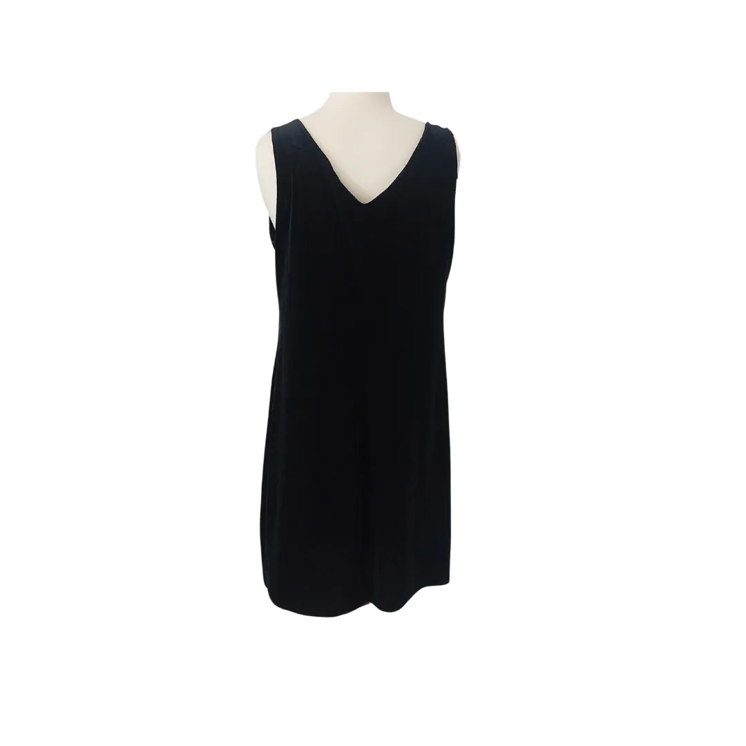 Dorothy Perkins Black Velvet Sleeveless Dress | Gently used |