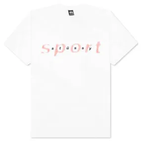 Dot Sport Tee - White