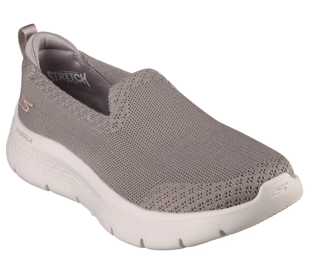 Espadrile sport, dama, SKECHERS GO WALK FLEX W, 124957-TPE bej, textil