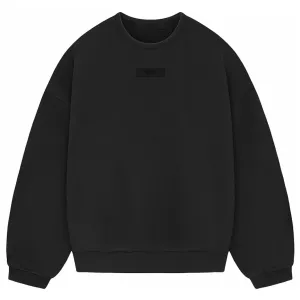 FEAR OF GOD Essentials crewneck sweatshirt jet black (SS24)