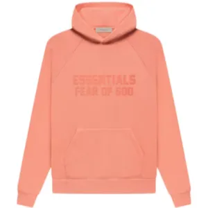 FEAR OF GOD ESSENTIALS LOGO EGG CORAL 'FW22'