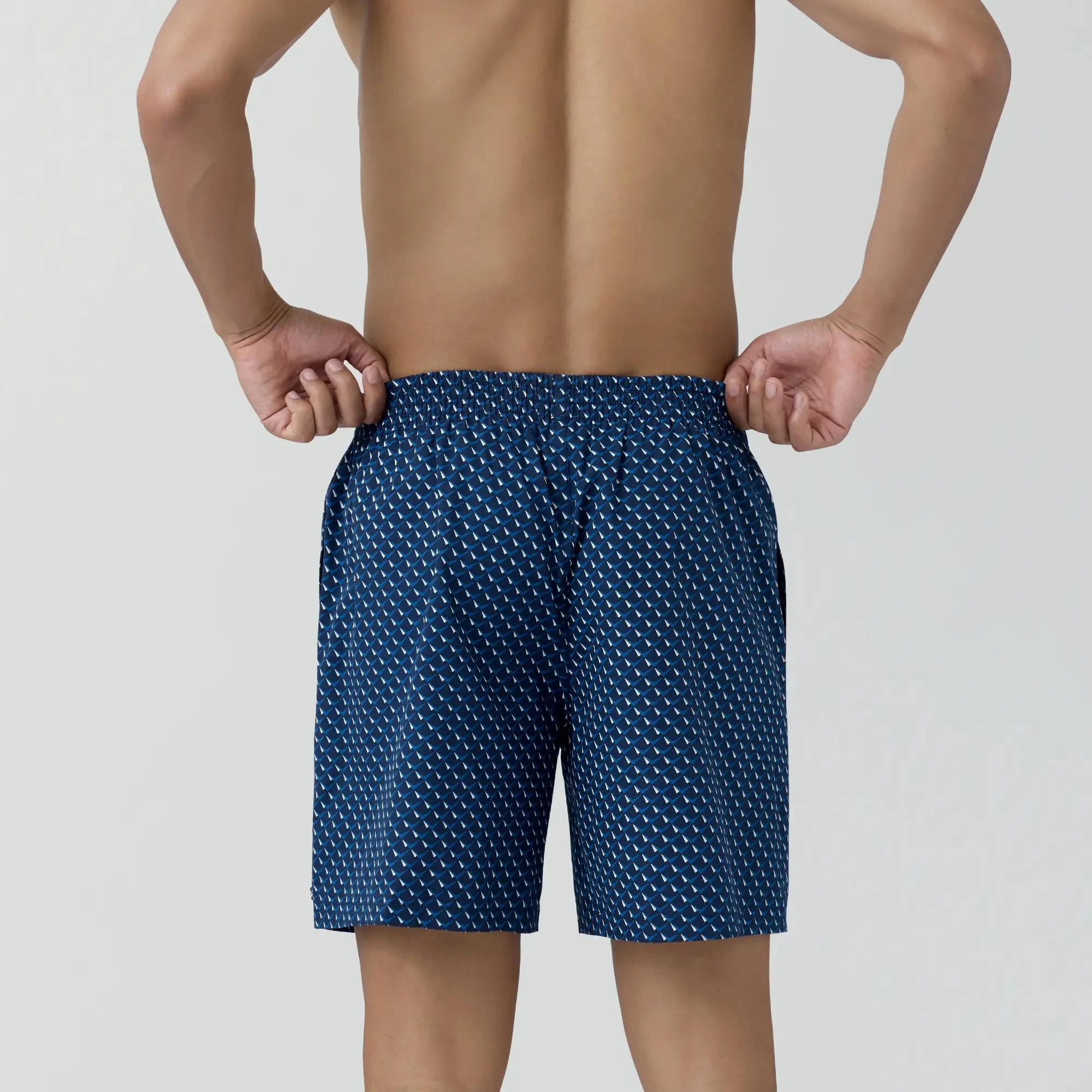 Flat 40% off on Astor Cotton Boxer Shorts Arrow Blue