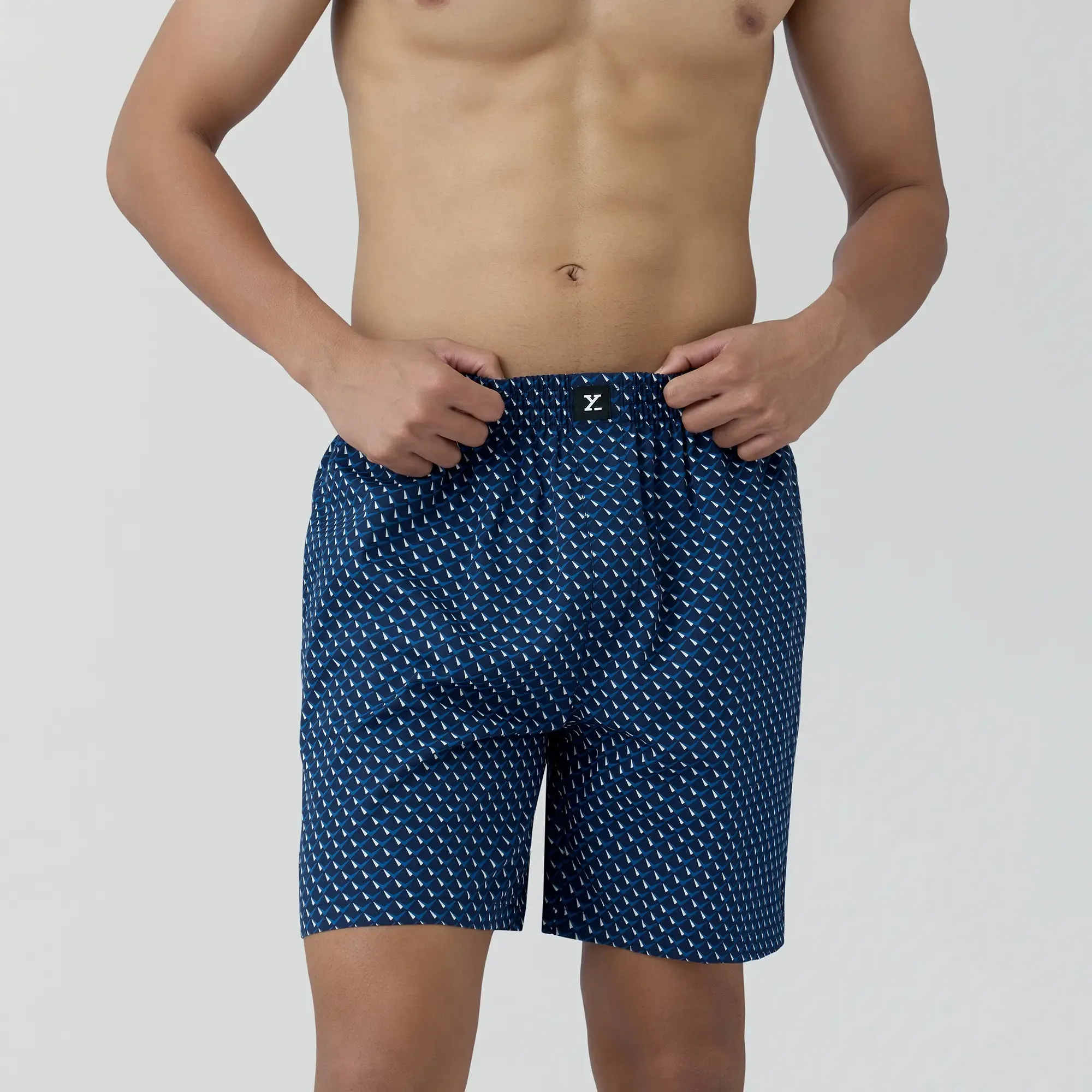 Flat 40% off on Astor Cotton Boxer Shorts Arrow Blue