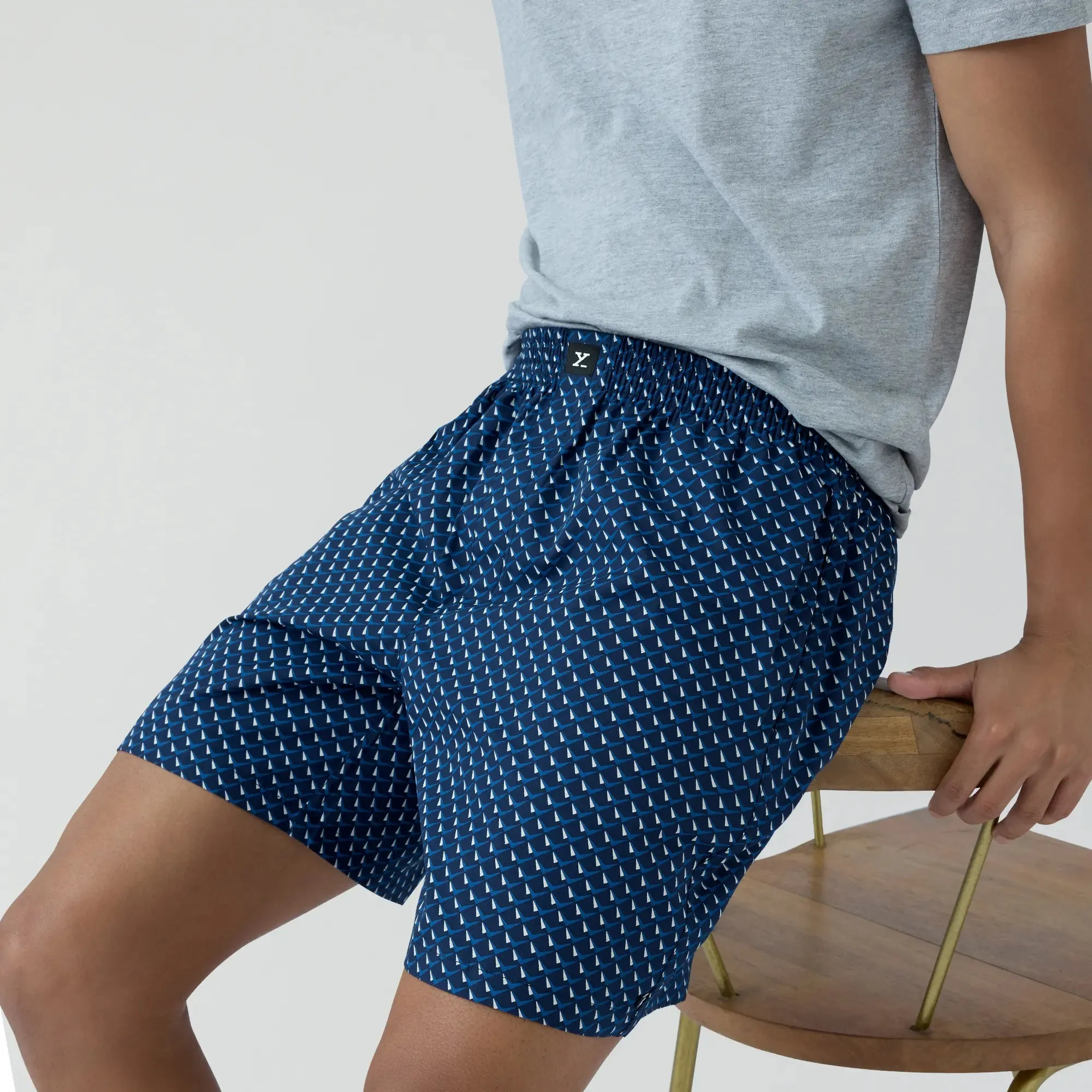 Flat 40% off on Astor Cotton Boxer Shorts Arrow Blue