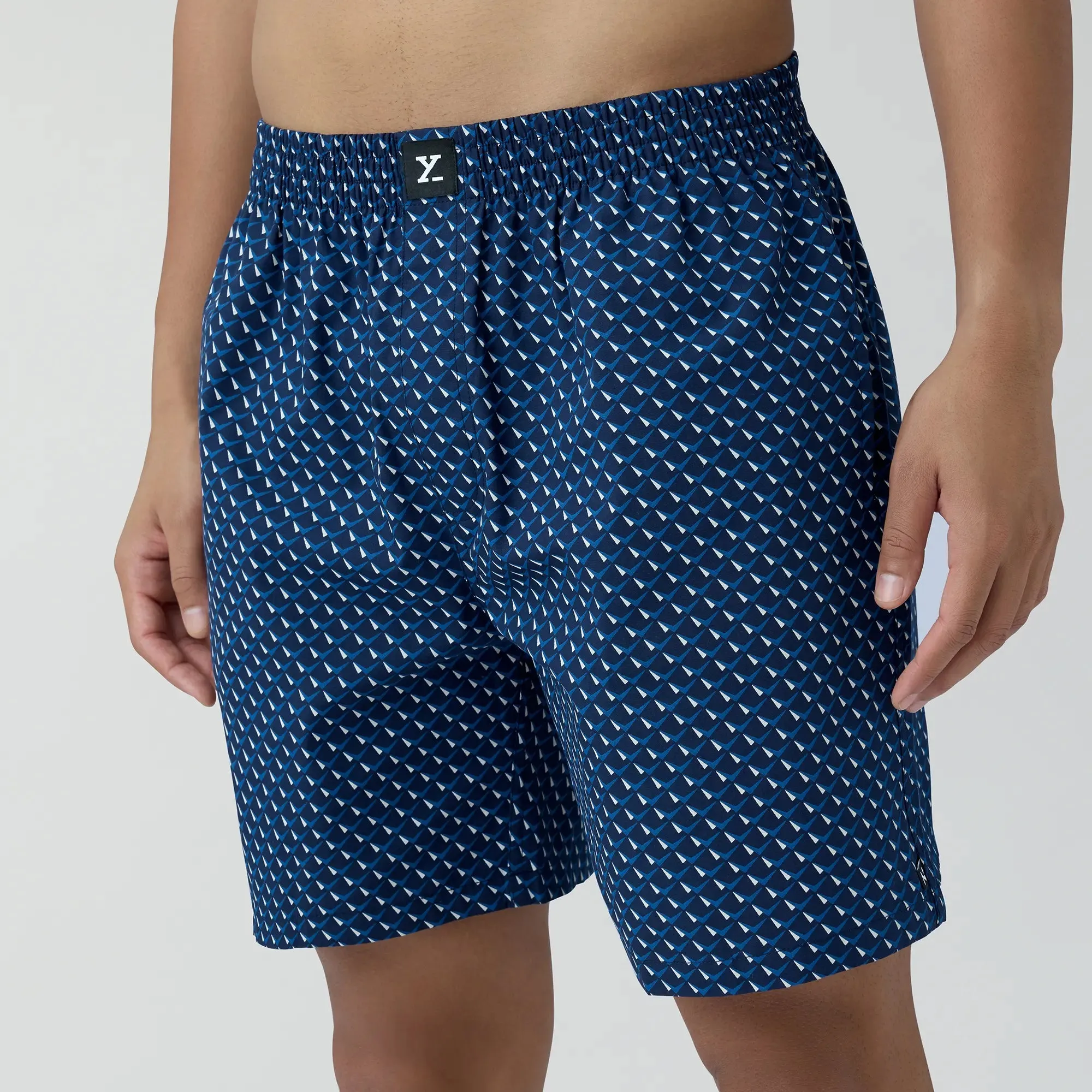 Flat 40% off on Astor Cotton Boxer Shorts Arrow Blue