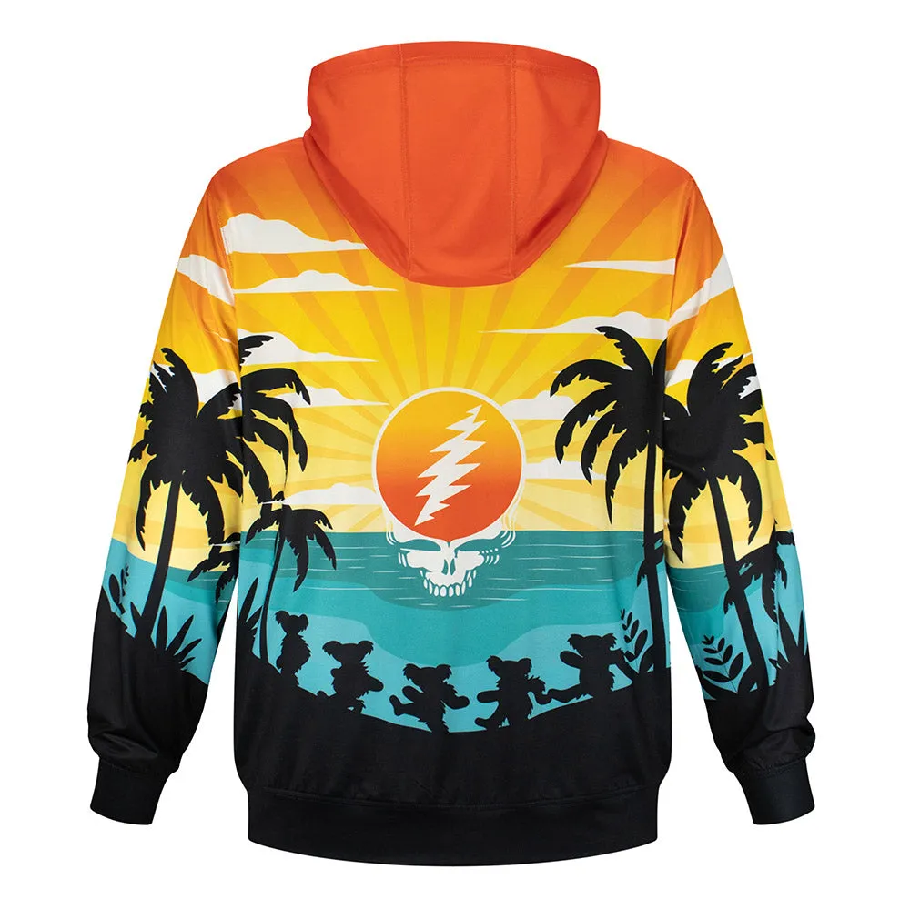 Grateful Dead | UPF 50 Hoodie | Rising Sun Stealie