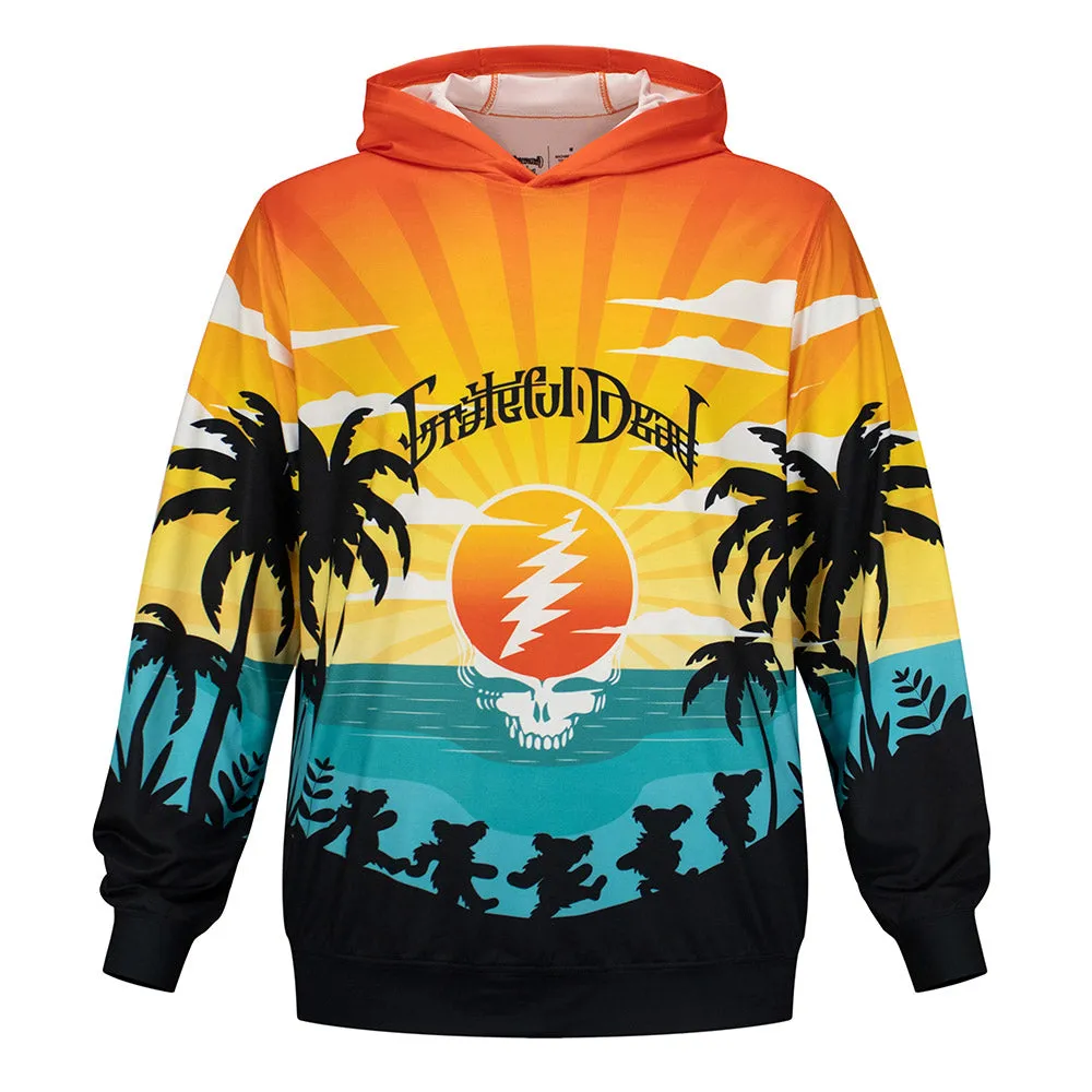 Grateful Dead | UPF 50 Hoodie | Rising Sun Stealie