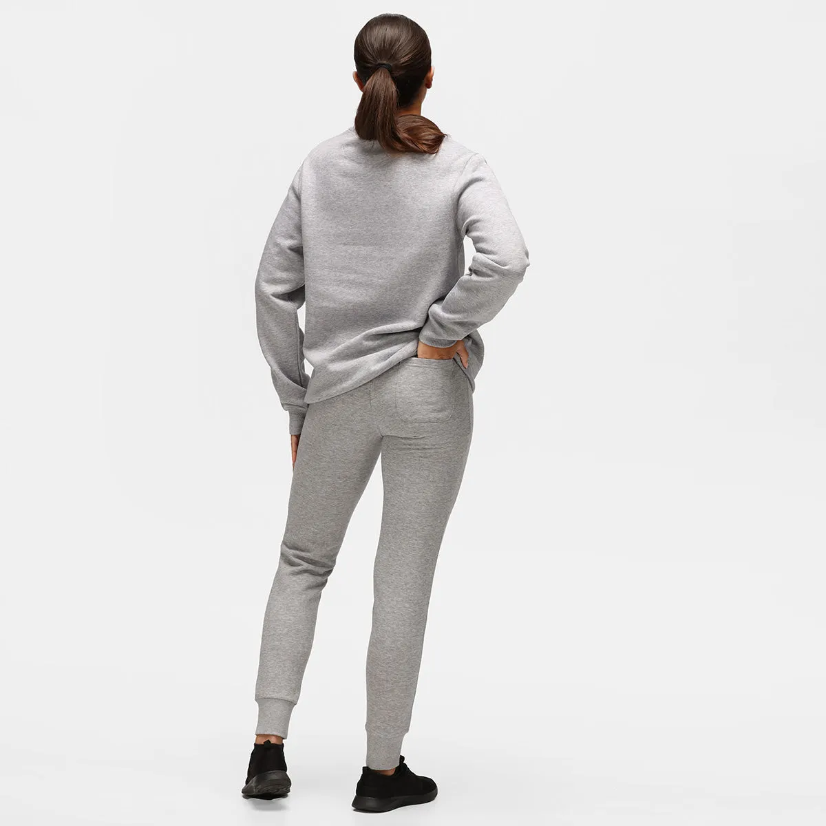 Grey Athleisure Sweatshirt