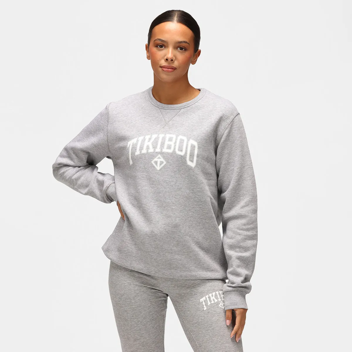 Grey Athleisure Sweatshirt