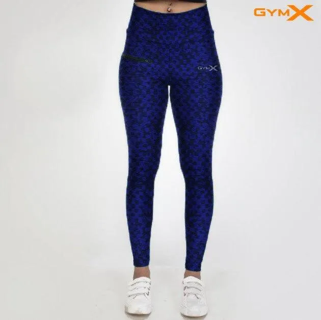 GymX Women blue Leggings - Sale