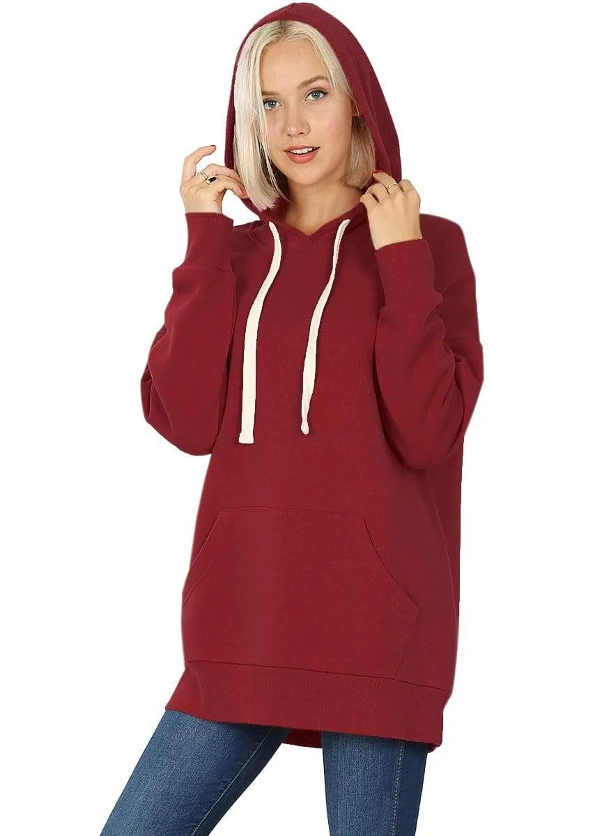 Haute Edition Women's Fashion Fleece Lined Pullover Hoodies