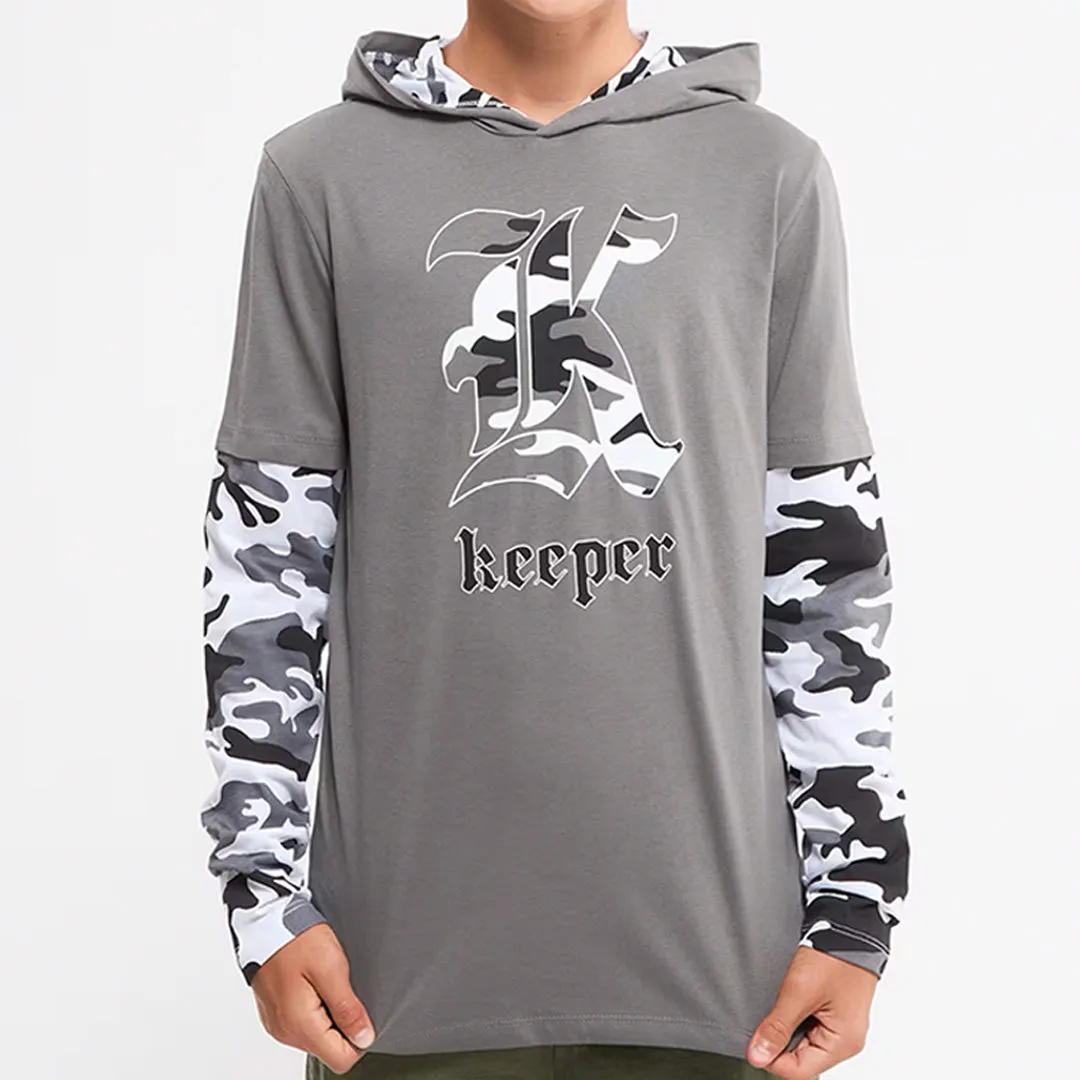 Hooded Long Sleeve T-Shirt