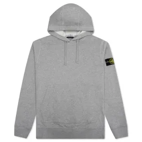 Hooded Sweatshirt - Melange Grey