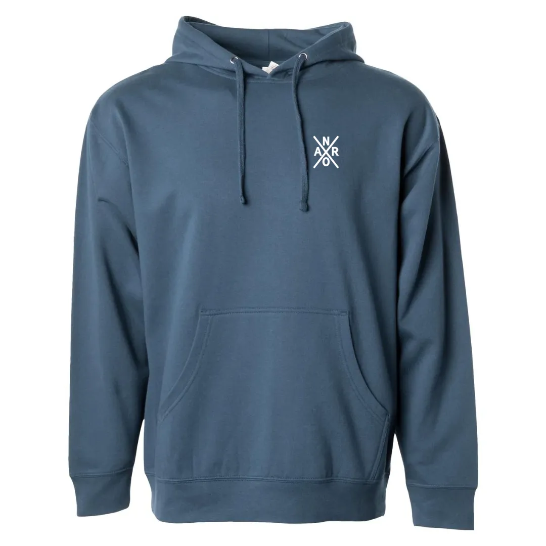 Hoodie unisexe - Storm blue