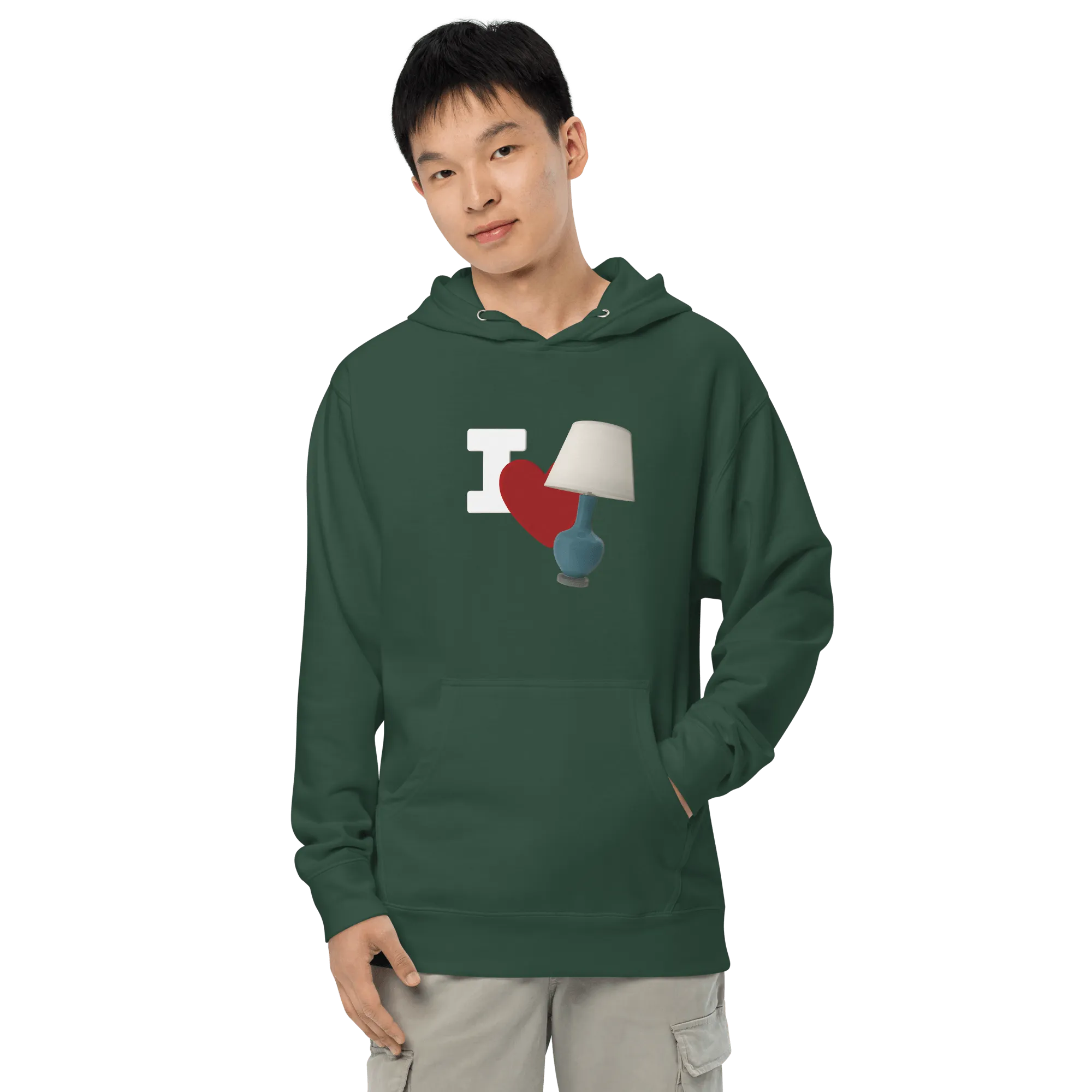 I Love Lamp Unisex Hoodie