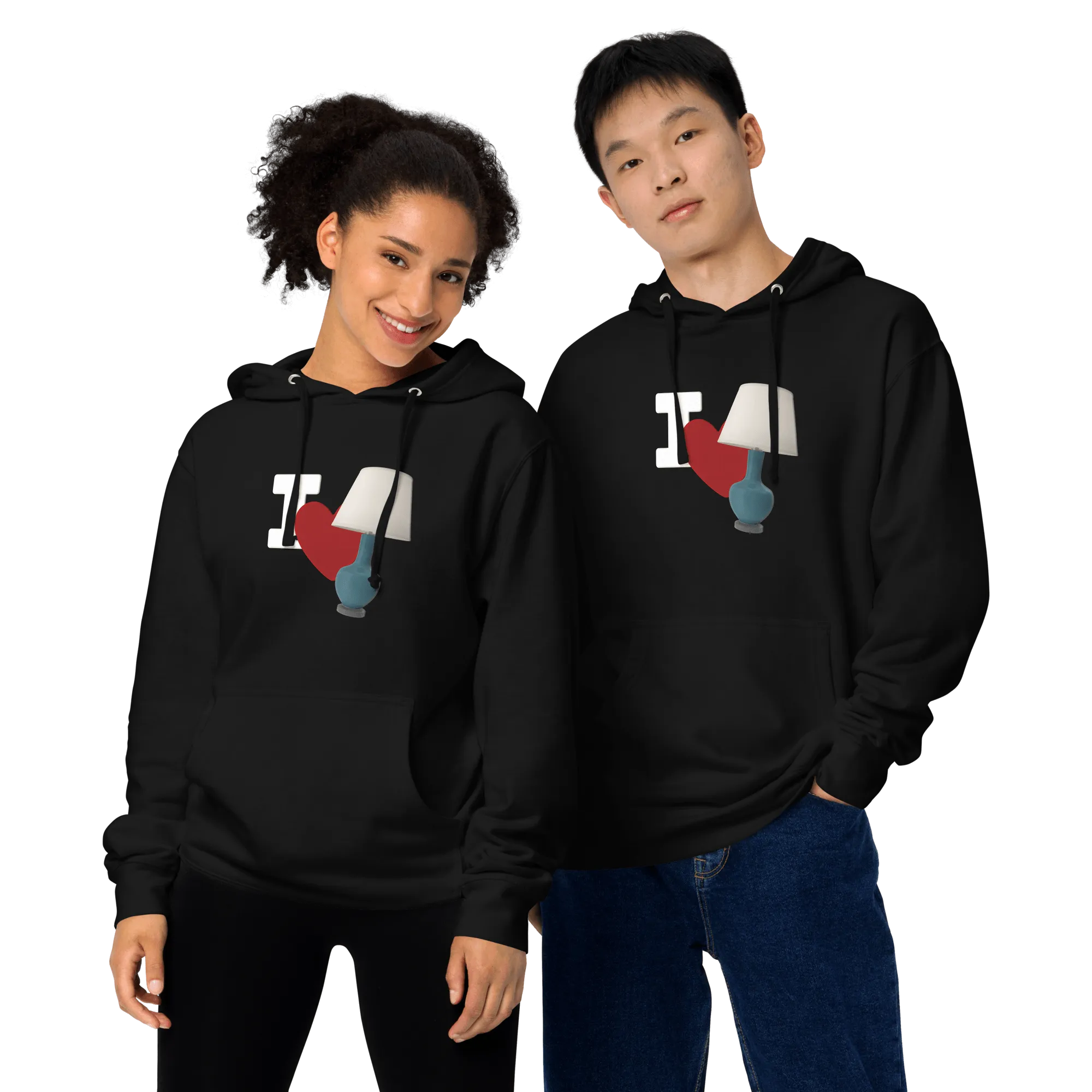 I Love Lamp Unisex Hoodie