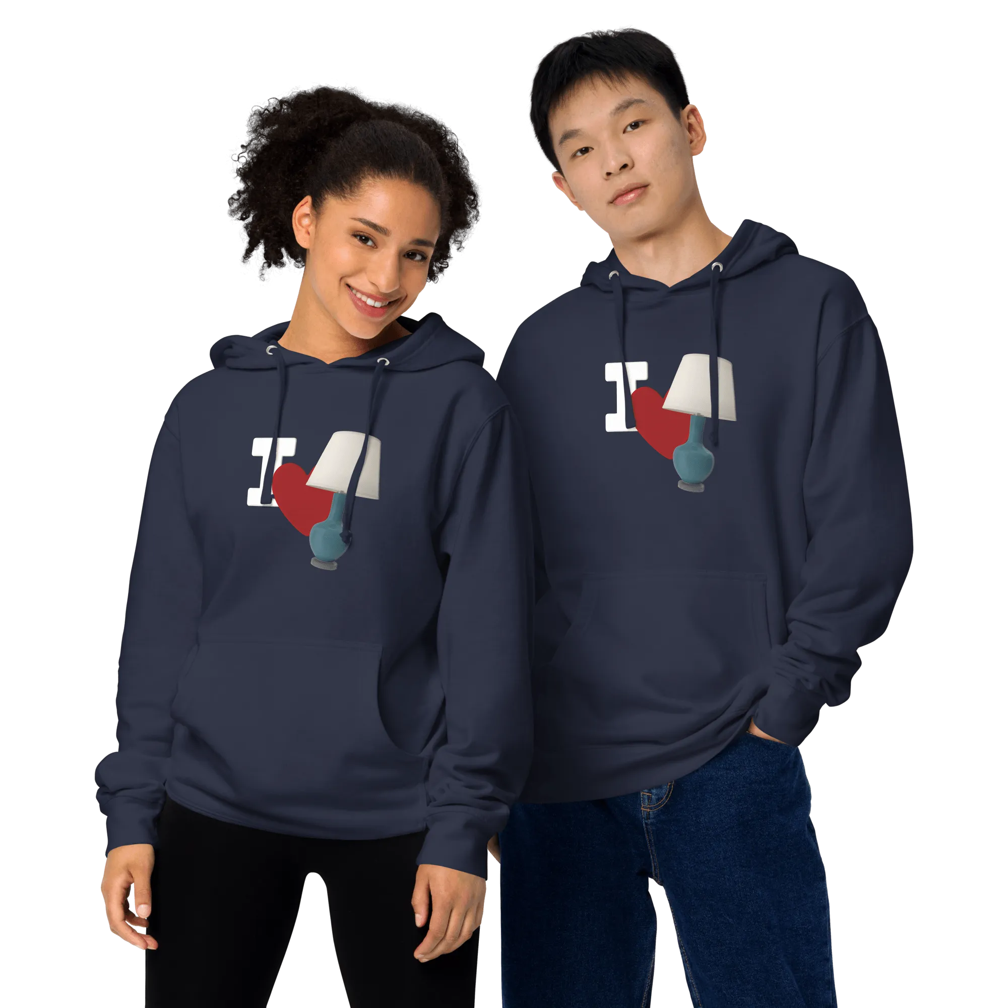 I Love Lamp Unisex Hoodie